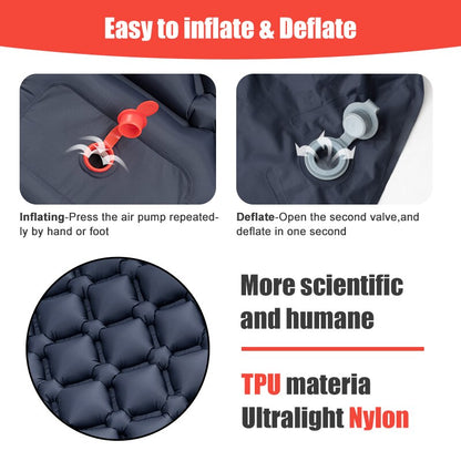 Leichtes Aufblasbares Campingbett Ultra Leicht Outdoor Matratze