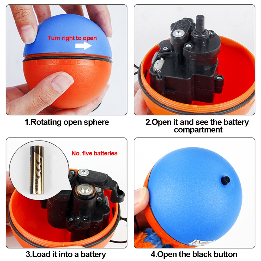 Interaktives Katzenspielzeug Automatischer Laufender Ball