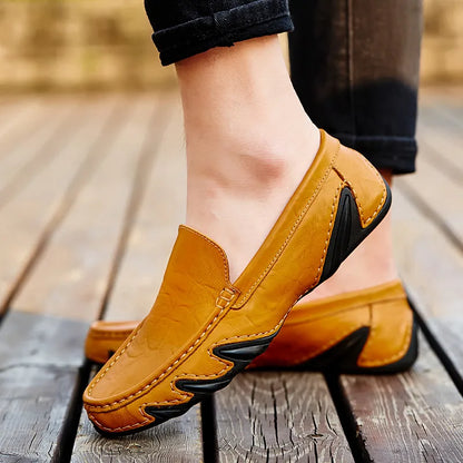 Leder Slipper Herren Luxus Warm Bequem