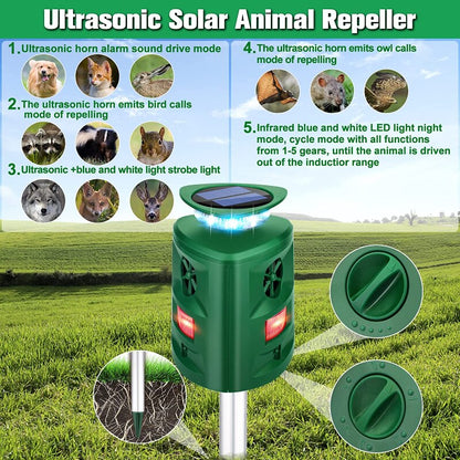 Solar Ultraschall Mückenschutz Repeller