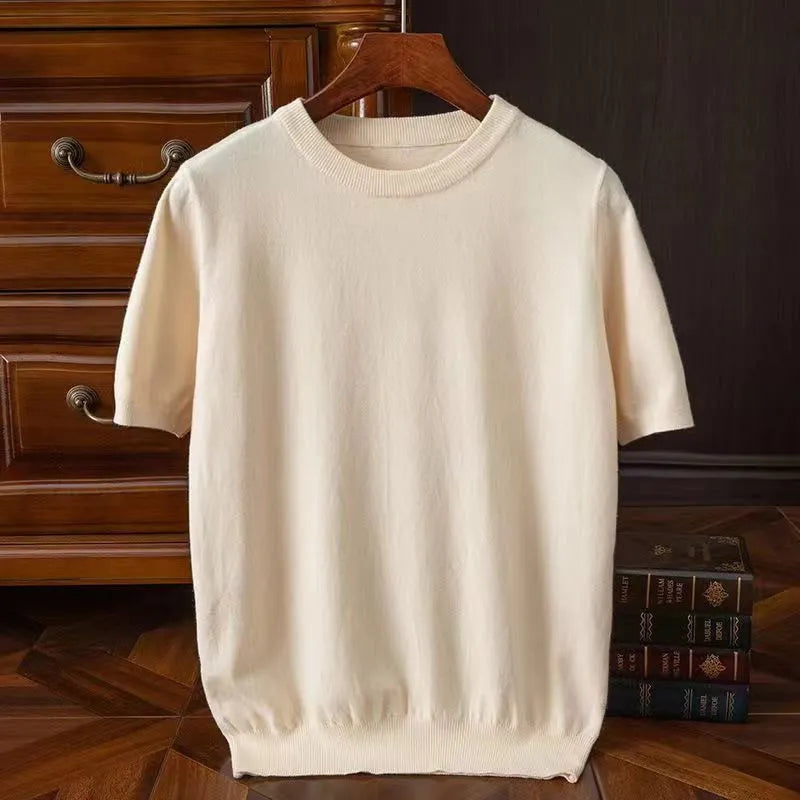 Elegantes Herren T-Shirt Kurzarm Modern