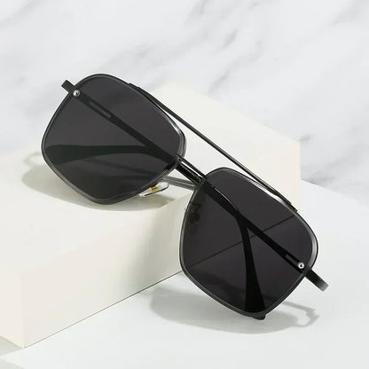 Herren Sonnenbrille Pilotenstil Quadratisch Trendy
