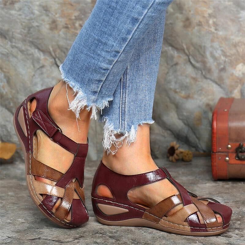Agatha: Orthopädische Sandalen im Vintage-Stil