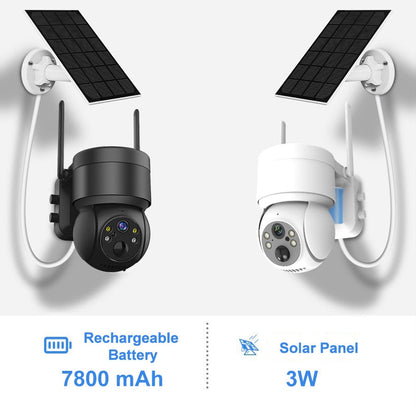 WiFi Überwachungskamera Solarbetrieben IP66 Wasserdicht