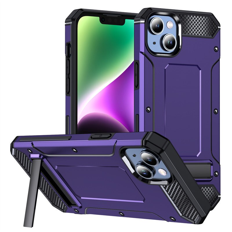 iPhone Hülle Schutzschale Robust Schwarz