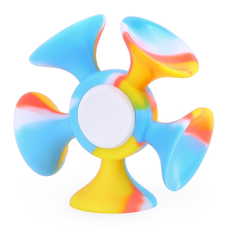 Bunter Hand Spinner Anti Stress Silikon Fidget Spinner