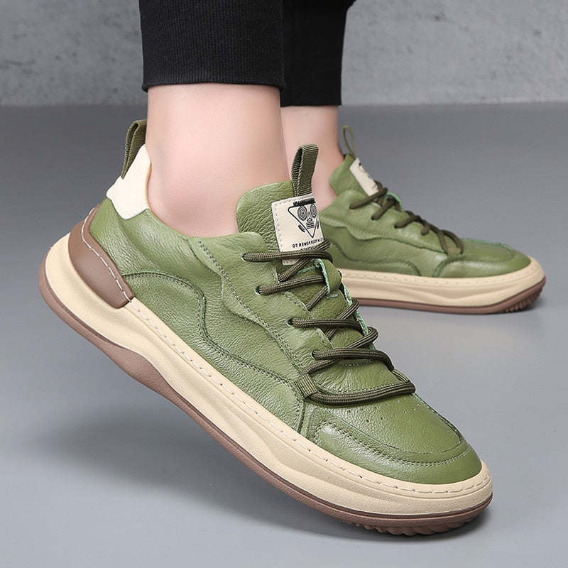 Leder Schuhe Damen Heidi Stil