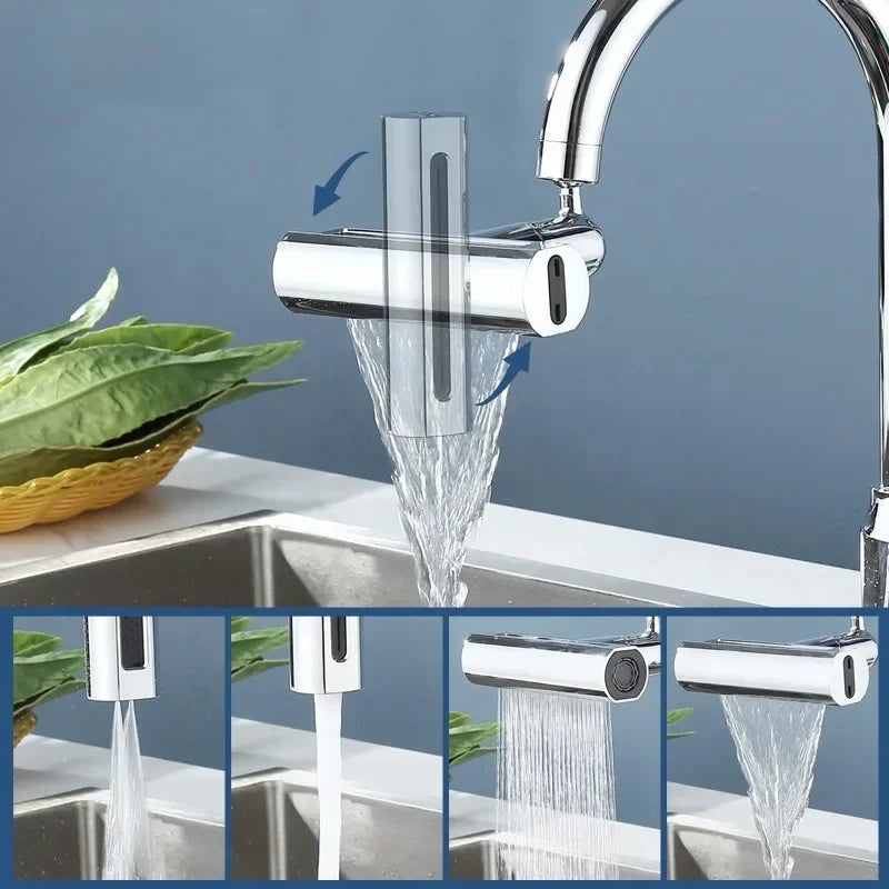 Küchenarmatur Chrom Spültischarmatur mit 4 Einstellungen