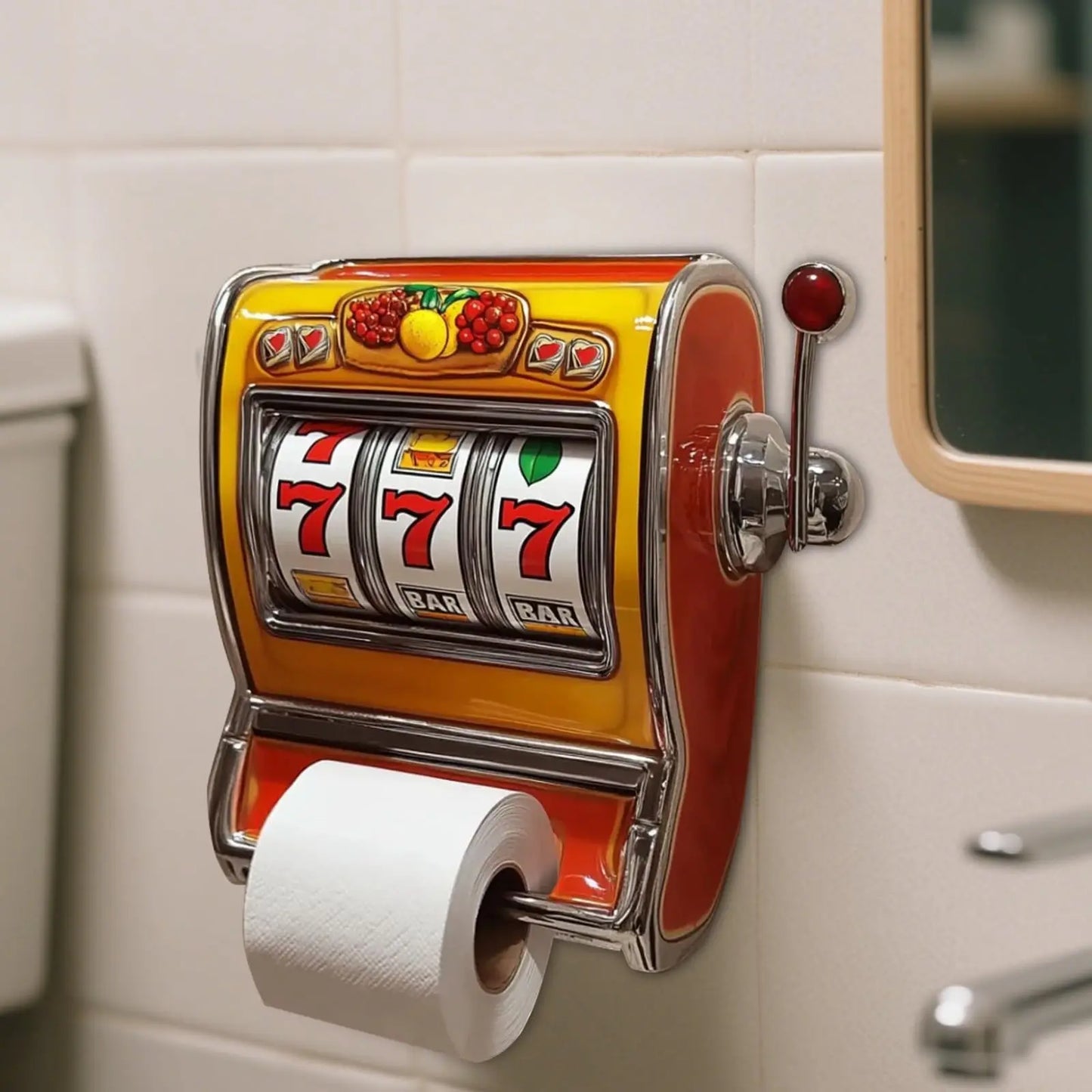 Toilettenpapierhalter Spielautomat Design Berlin - BerlinGlamour
