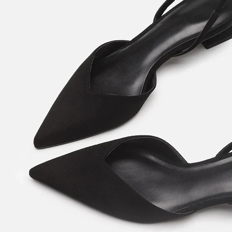 Izara Slingback Schuhe Spitz Absatz