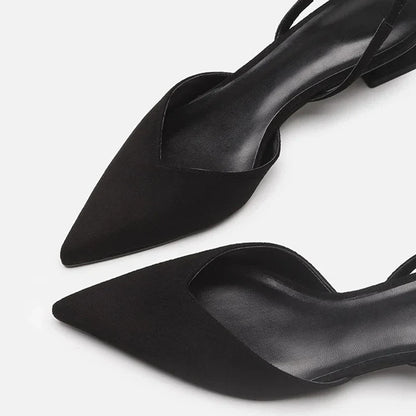 Izara Slingback Schuhe Spitz Absatz
