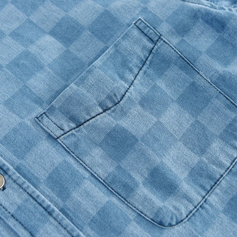 Herren Hemd Slim Fit Knöpfe Modern