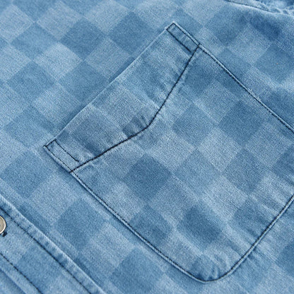 Herren Hemd Slim Fit Knöpfe Modern