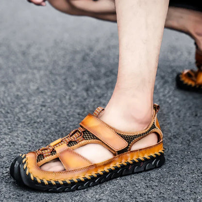 Rustikale Sandalen Damen Mesh Sommer