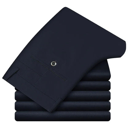 Schlanke Herren Anzughosen Slim Fit Premium Qualität