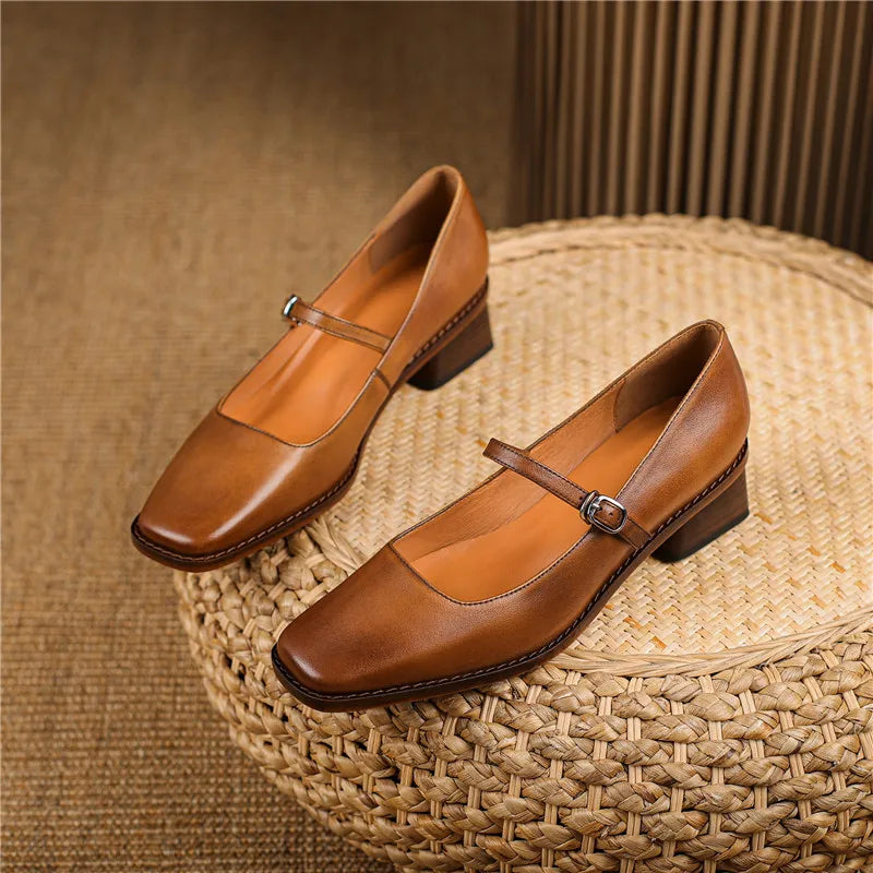 Damen Sandalen mit Riemen und Blockabsatz Frühling