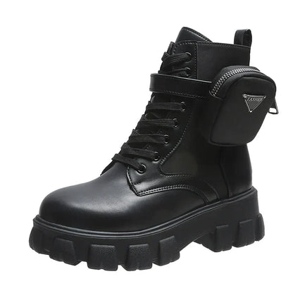 Biker Boots Robust Leder Motorradstiefel - BerlinGlamour