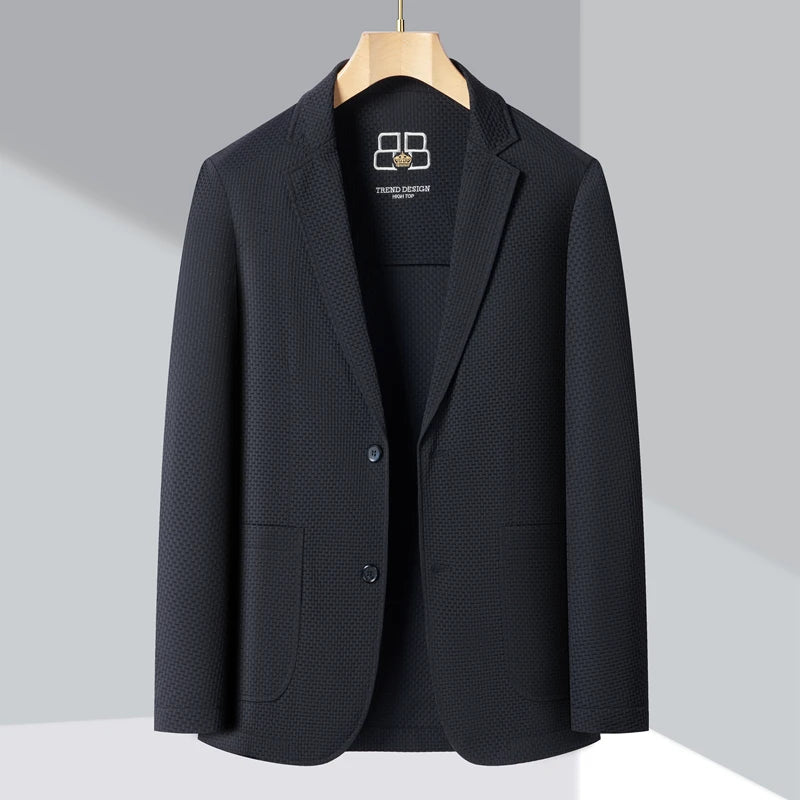 Herrenblazer Slim Fit Modern Schwarz
