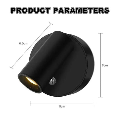 Magnetische LED Wandlampe Kabellos Wiederaufladbar Dimmbar