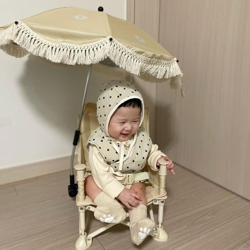 Klappbarer Baby-Essstuhl Komfortabel Reise