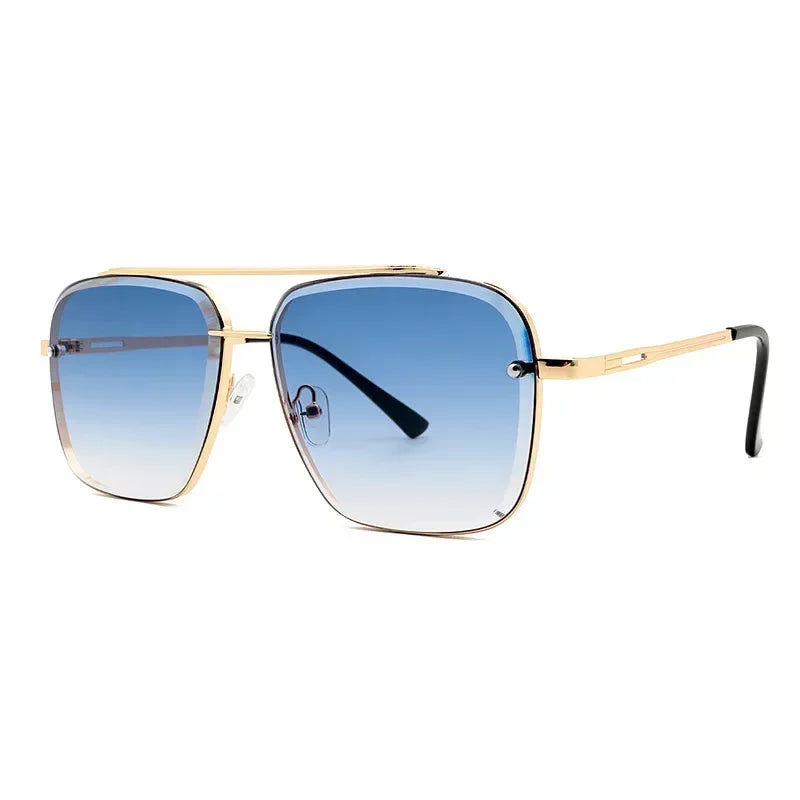 Herren Sonnenbrille Pilotenstil Quadratisch Trendy - BerlinGlamour