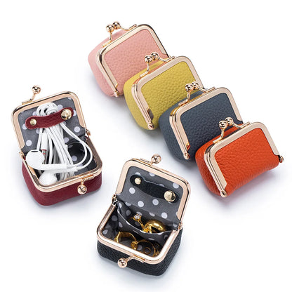 Leder Reisetasche Schmuckbox Retro Aufbewahrungstasche Klein