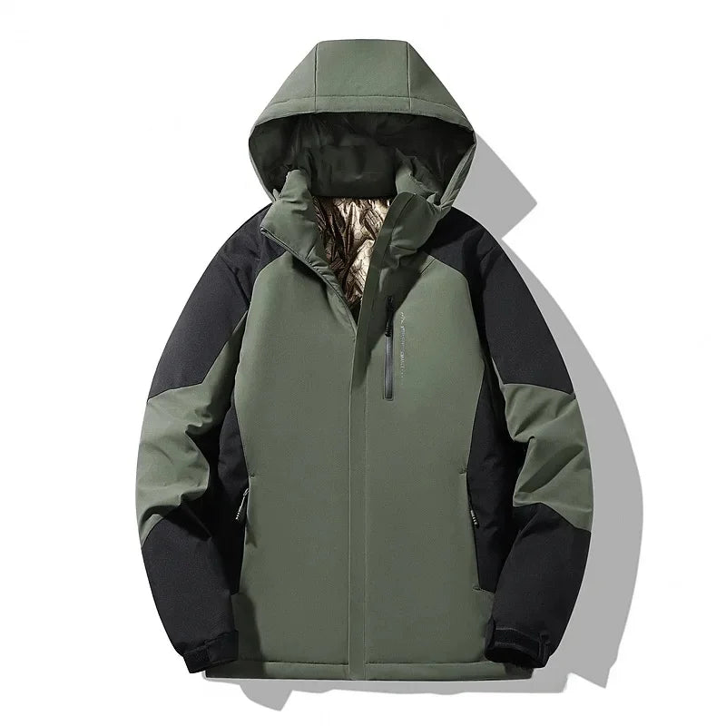 Damen Skijacke Colorblock Warm Winterjacke
