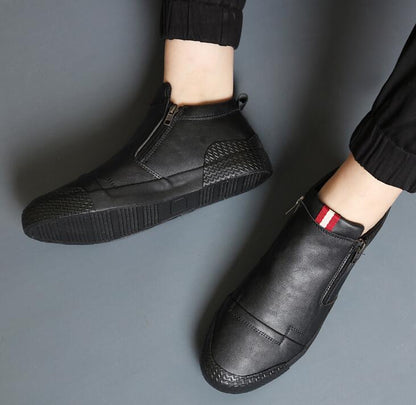 Herren Lederschuhe Echtleder Schwarz Premium