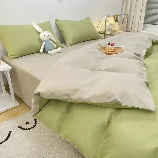 DuoDream Bettdecke - Stylische Wendebettwäsche Komfortabel Modern
