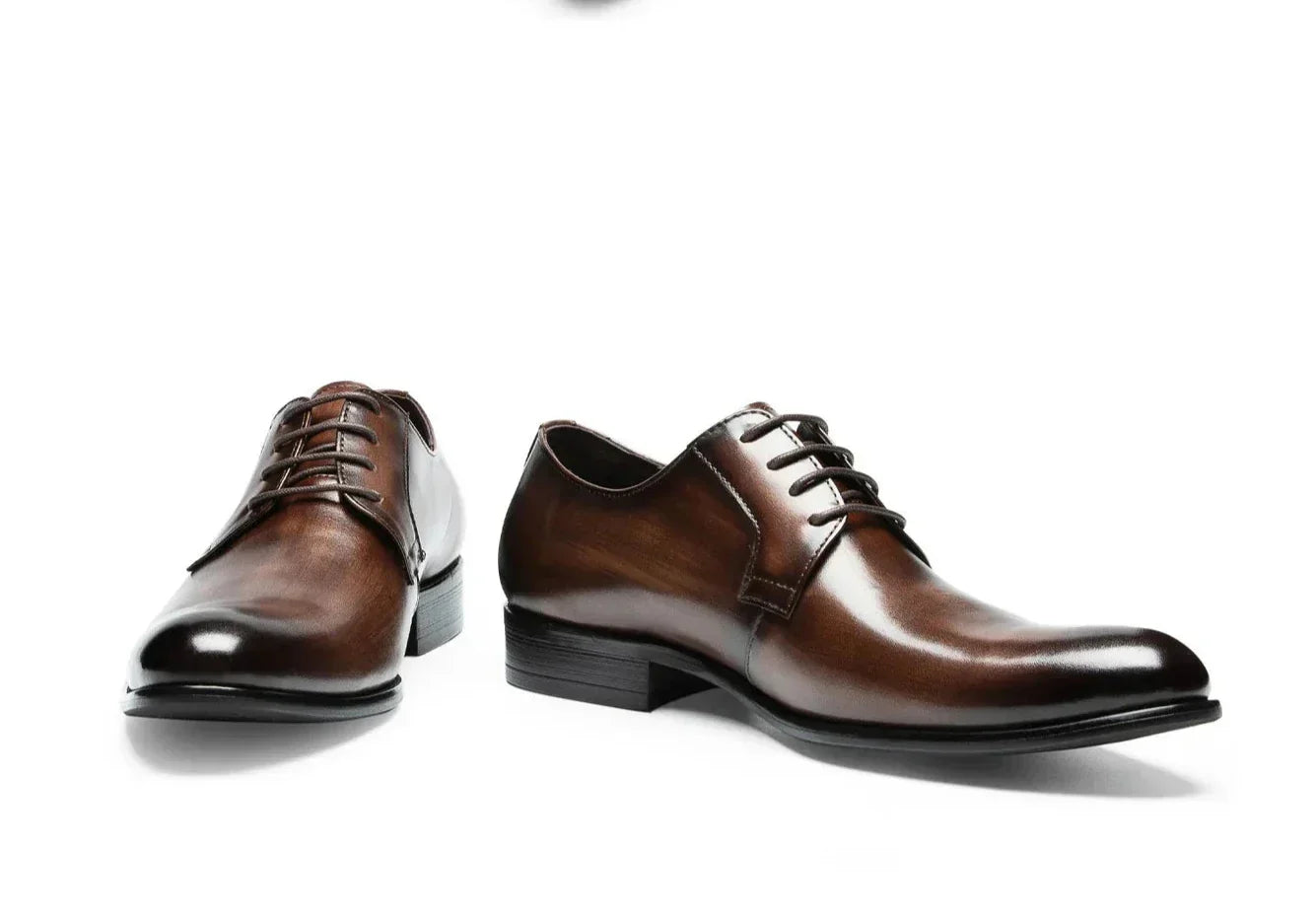 Herren Schnürschuhe Leder Anzugsschuhe Italienisch