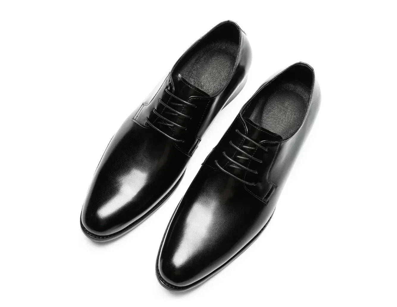 Herren Schnürschuhe Leder Anzugsschuhe Italienisch