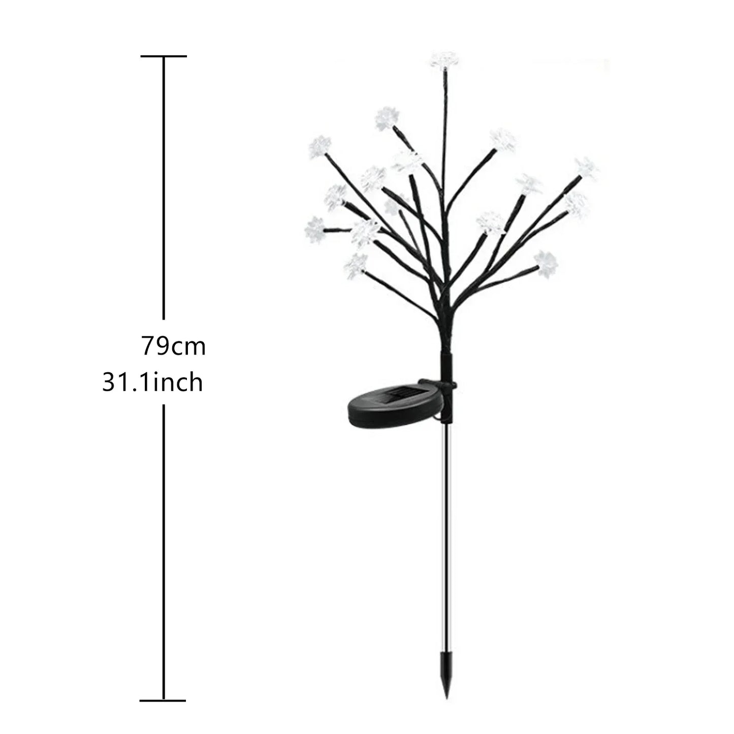 Solar Blumen Wegleuchte Außenbeleuchtung Gartenlampe
