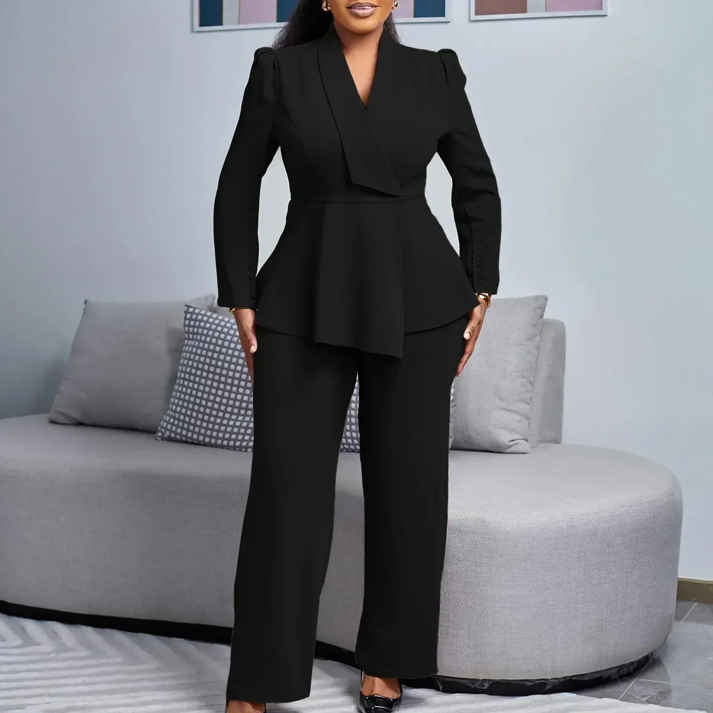 Damen Business Anzug Maßgeschneidert Blazer Hosen