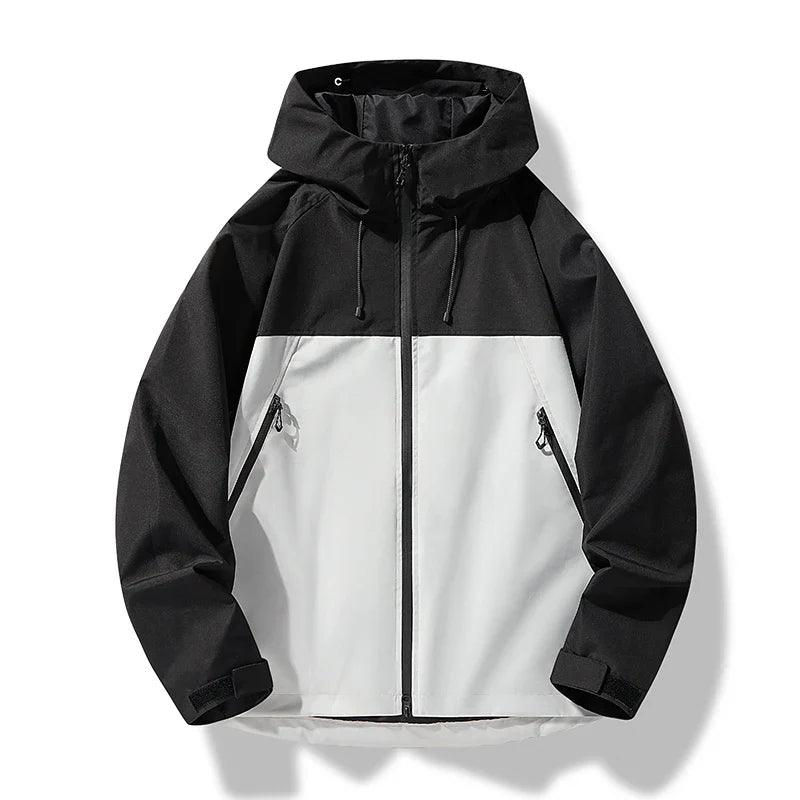 Herren Outdoor Jacke Wasserdicht Winddicht Kapuzenjacke
