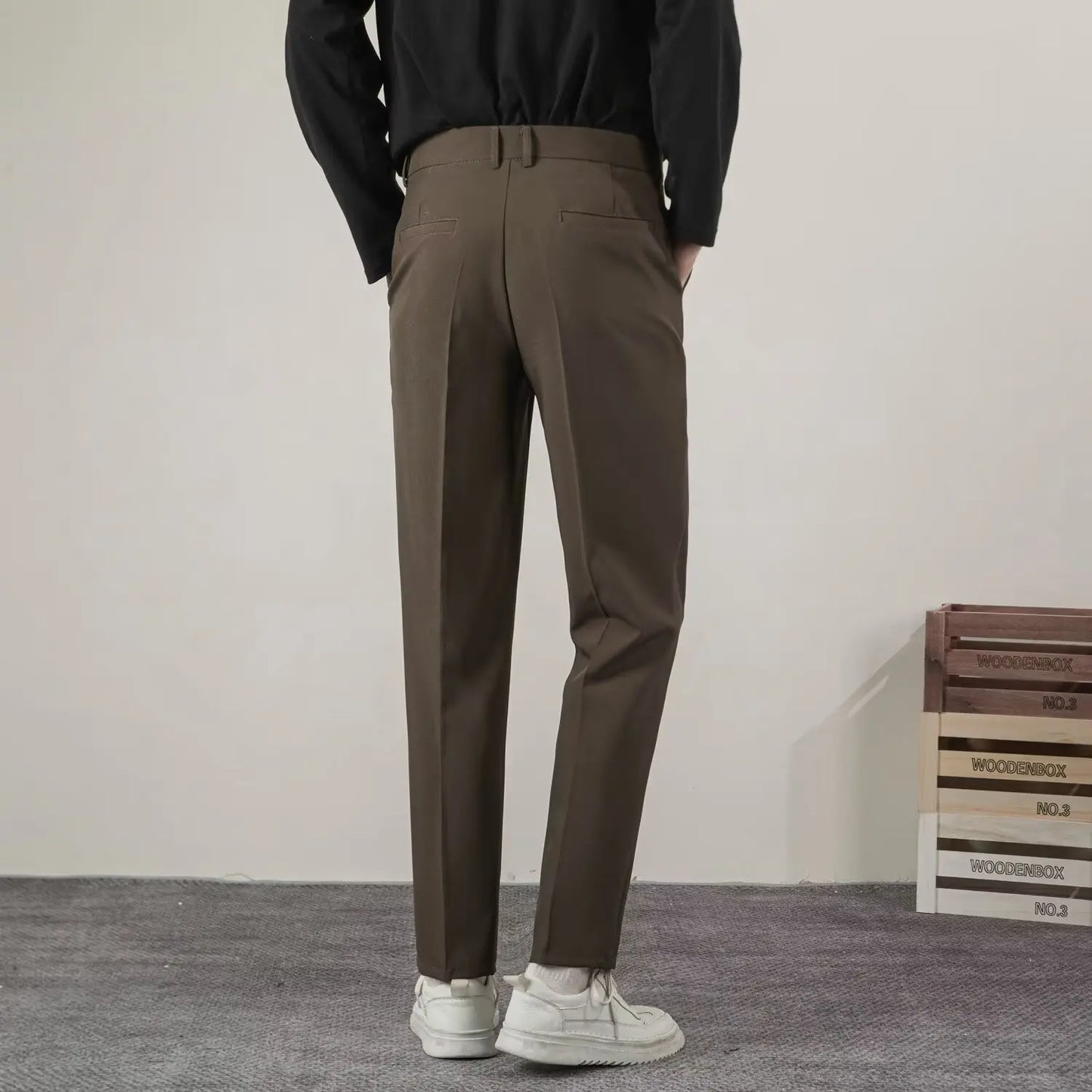 Herrenhosen Bürohosen Formal Elegant Slimfit