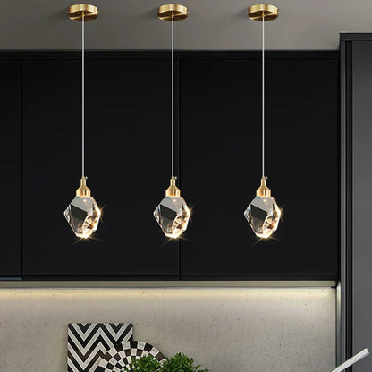 Kristall Pendelleuchte Elegant Luxus Modern