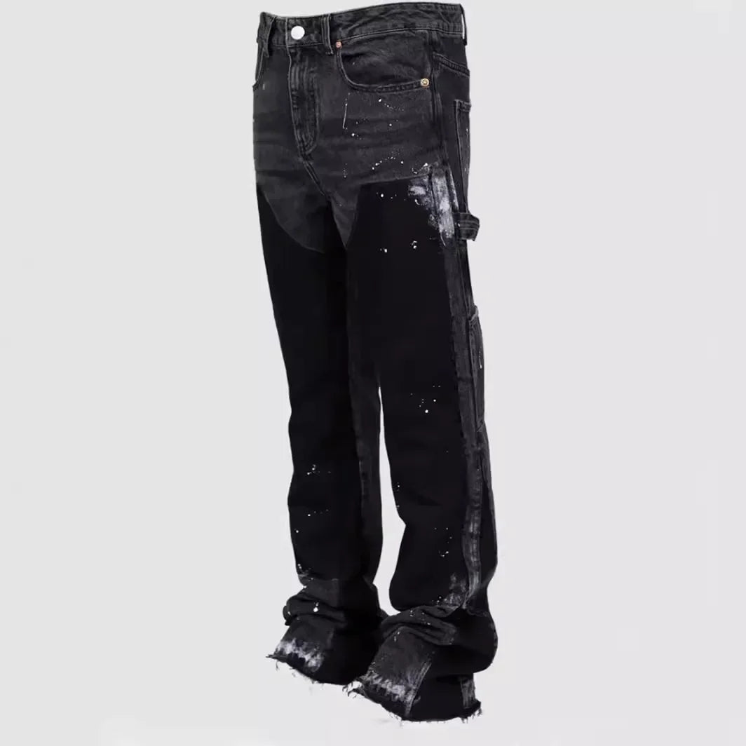 Herren Schlagjeans Lagenlook Style Modern