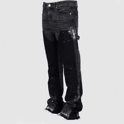 Herren Schlagjeans Lagenlook Style Modern