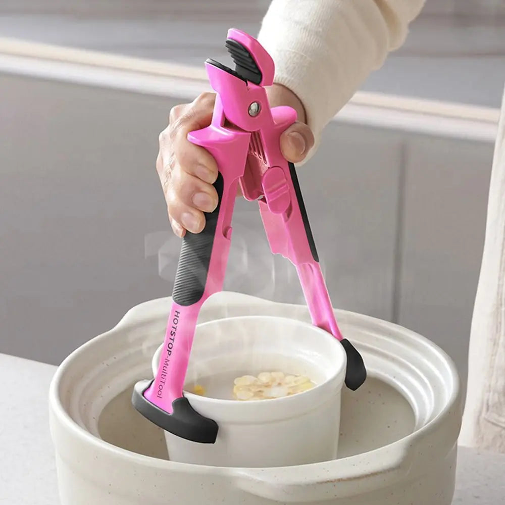 Sicherer Schalenhalter 2in1 Anti-Verbrennungen Griff