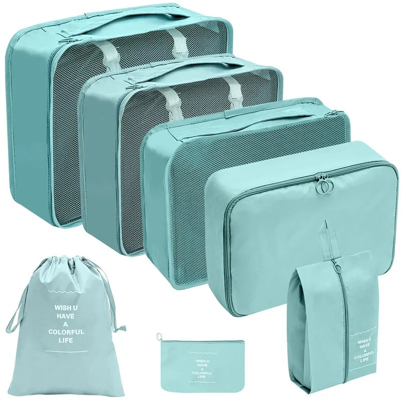 Reise-Organizer Set 7-10-teilig Faltbar Koffer-Boxen