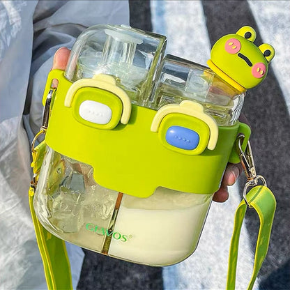 Kinder Trinkflasche Doppelkammer Wasserflasche