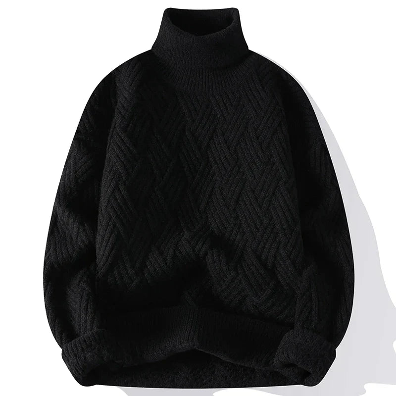 Herrenpullover Elegantes Strickdesign Modern