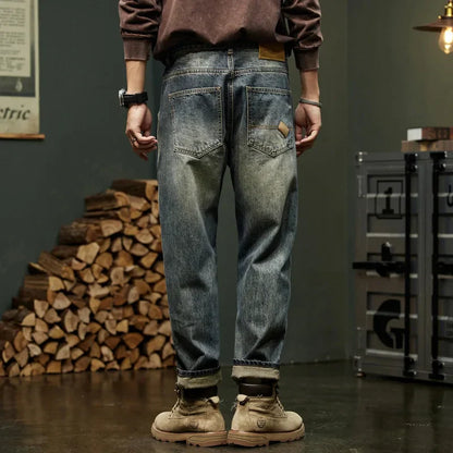 Herren Jeans Vintage Style Lässig Casual