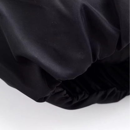 Kurze Bomberjacke Kunstfellkragen Damen