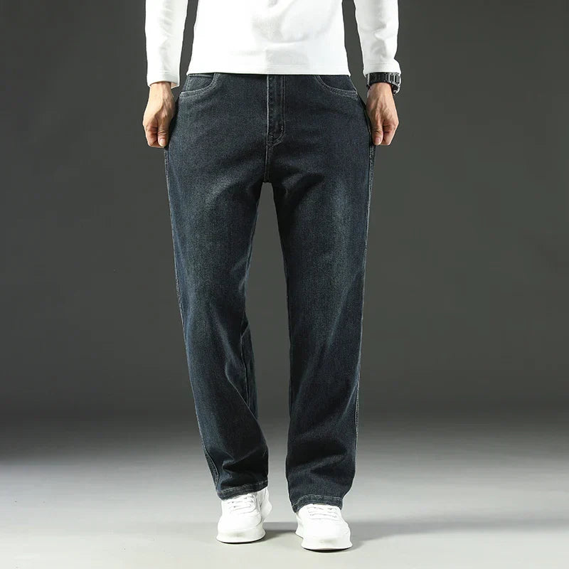 Herren Jeans Weit Bequem Relaxed Fit