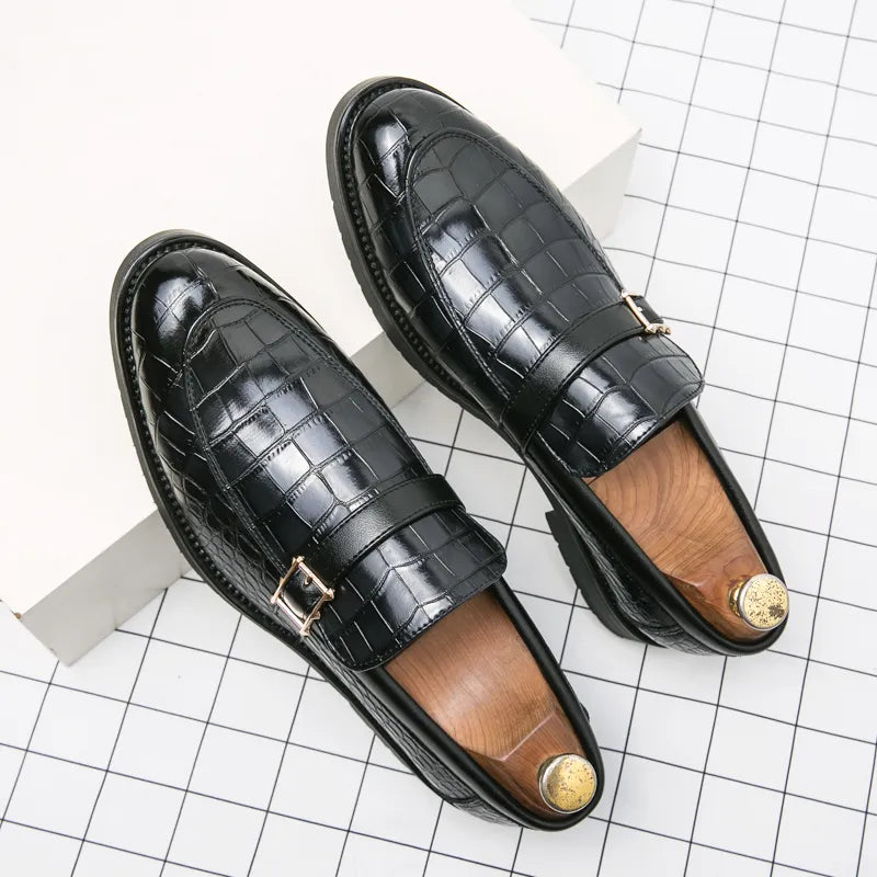 Herrenschuhe Klassisch Braun Lederschuhe