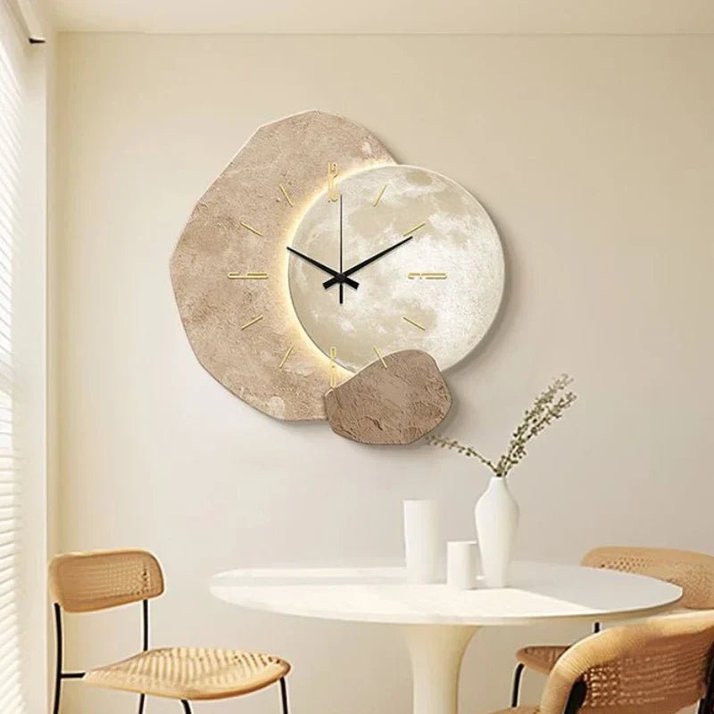 Skandinavische Wanduhr Modern Minimalistisch Weiss