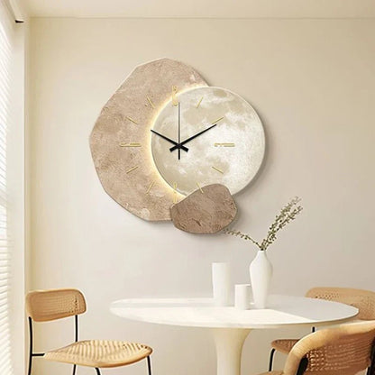 Skandinavische Wanduhr Modern Minimalistisch Weiss