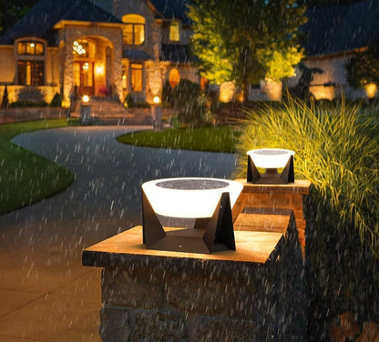 Solar LED Außenlampe Geometrisch Energiereich