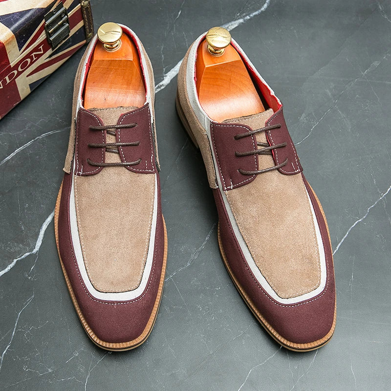 Herren Schuhe Wildleder Braun Elegant